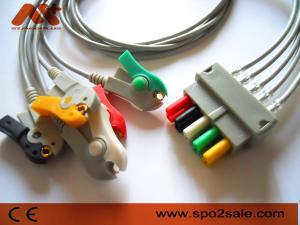 Quality Datex Ohmeda Compatible 5 Lead Clip ECG Leadwire - 545316 wholesale