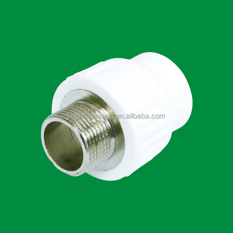 Residential Building Dn25mm PPR Pipe Fittings Elbow Tee Easy Installation