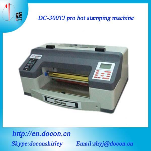 hot stamping machine, digital foil printer DC-300TJ pro