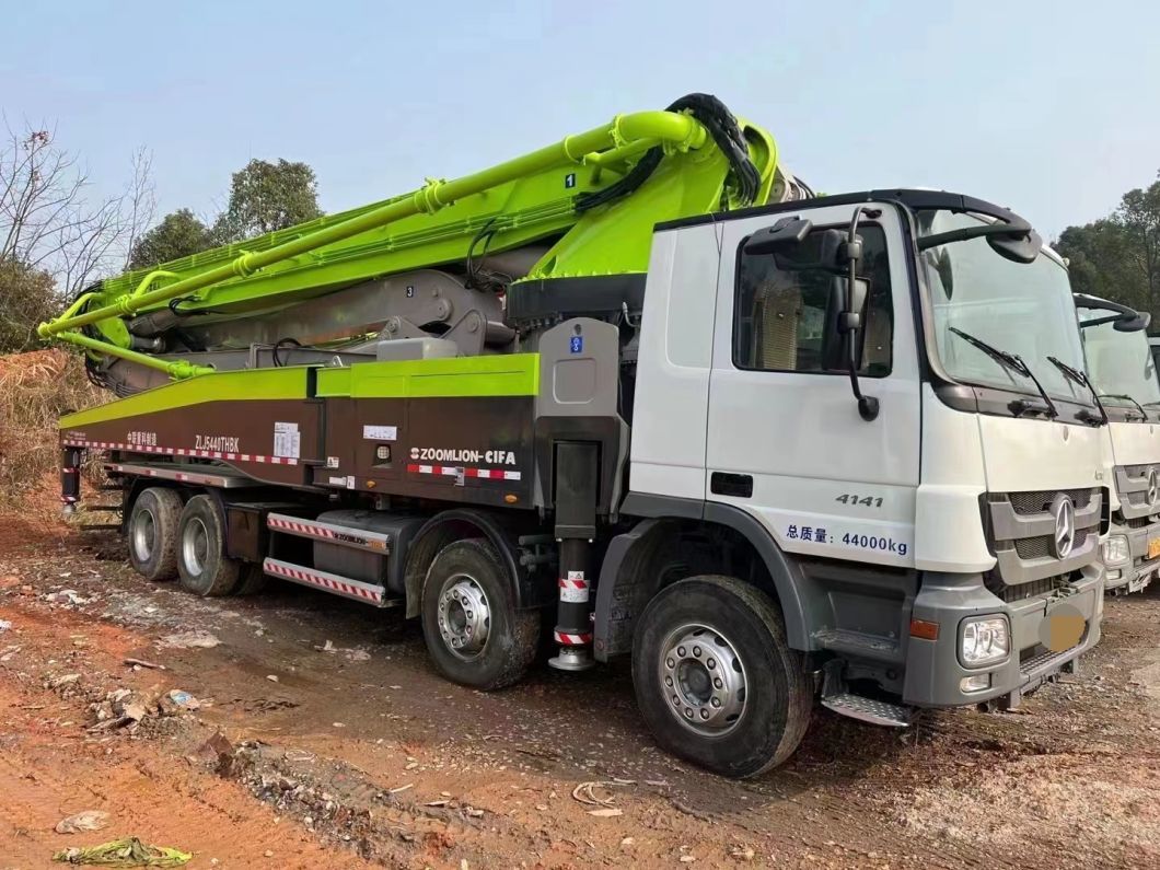 Refurbished Condition Zoomlion 56 Meter Used Concrete Pump Truck
