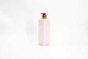 Quality Pink Square 54.8g 16.9oz Shampoo Pump Bottles wholesale