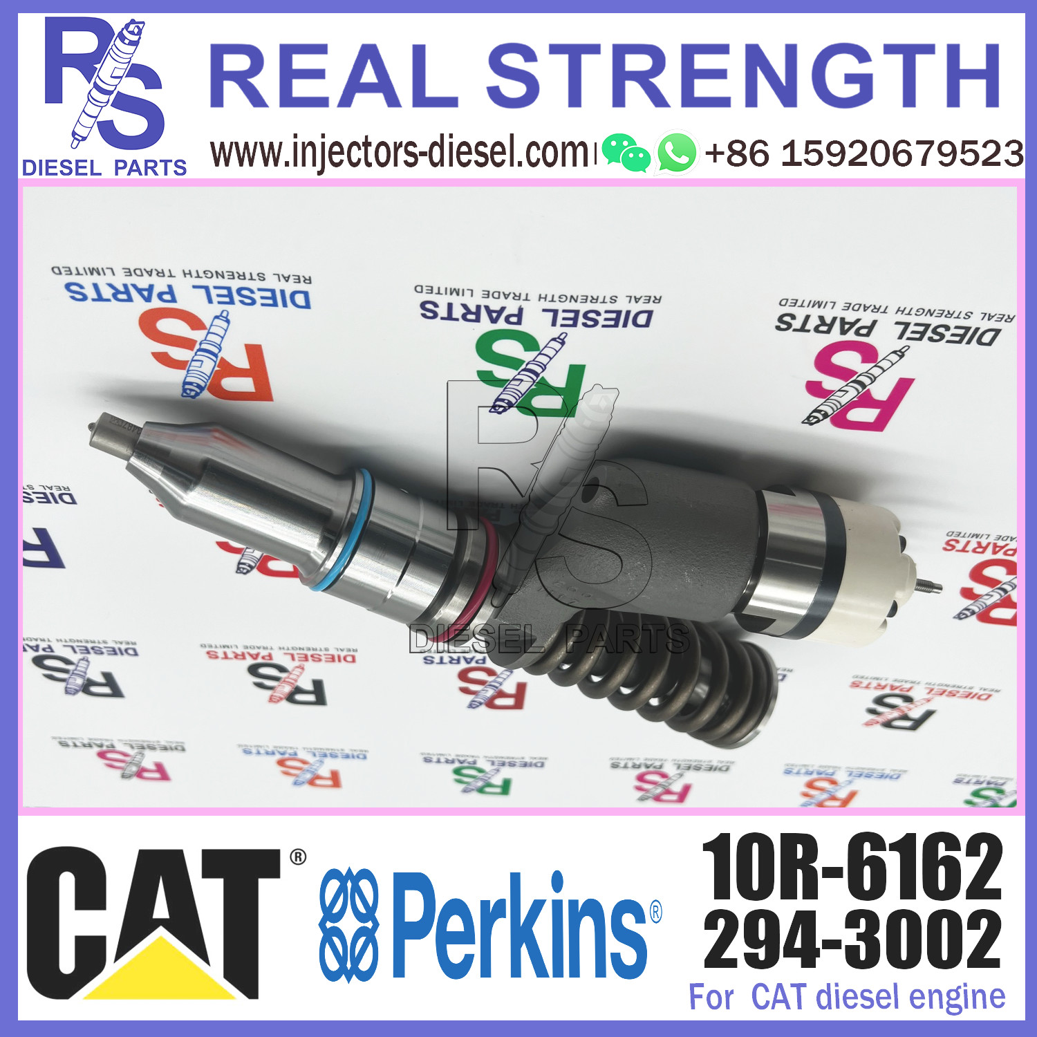 Common Rail Caterpillar Fuel Injector 2943002 10R6162 294-3002 For Diesel Engine