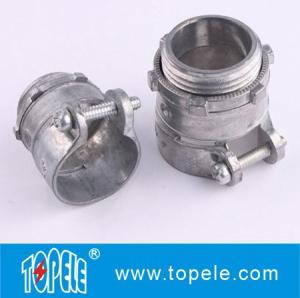Quality Zinc Die-cast Flexible Conduit And Fittings Flexible Metal Straight Squeeze Connector wholesale