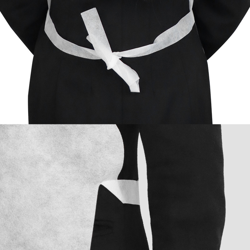Kids Adults Kitchen Cooking Disposable Non Woven Apron Adjustable Custom Design