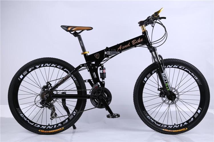 High quality OEM 6 spoke mag alloy wheel 40mm rim Shimano 21/24/27/30 speed aluminium alloy folding mountain bike