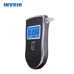 China Blue Backlight LCD Accurate Portable Breathalyzer Police Alcohol Tester on sale