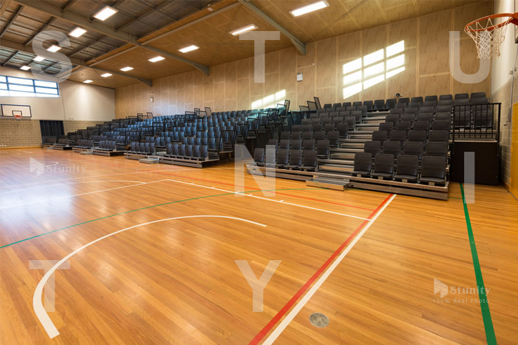 STUNITY Water Resistant Retractable Fixed Stadium Seating