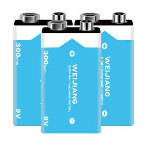 Quality OEM 9v Battery 6F22 Nimh AA Battery Nickel Metal Hydride Safe To Use wholesale