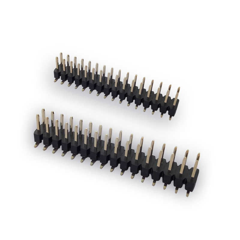 Double Row 1.27mm Pitch SMT Pin Header Connectors 40 Pin Female Header