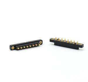 Quality 3A Spring Loaded Contact Connector 6 Pin 2.54 Mm Pitch Connector Male And Female wholesale