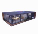 Wall 50/75/100mm Wave Sandwich Panel Expandable Steel Outdoor Living Unit Wooden