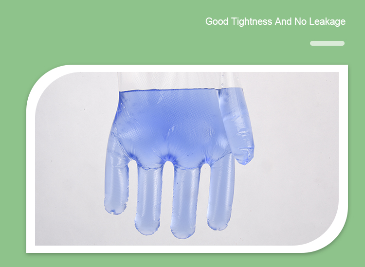 Medium Thickness HDPE Clear Disposable Food Gloves For Leak Free Cleaning Vinyl Glove
