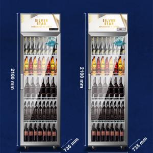 Quality Drink Display Refrigerator Supermarket Single Door Vertical Beverage Cooler wholesale