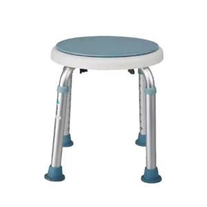 Quality Aluminium 360 Degree Swivel Shower Stool With Adjustable Height 33*33* 35.5-54 Cm wholesale