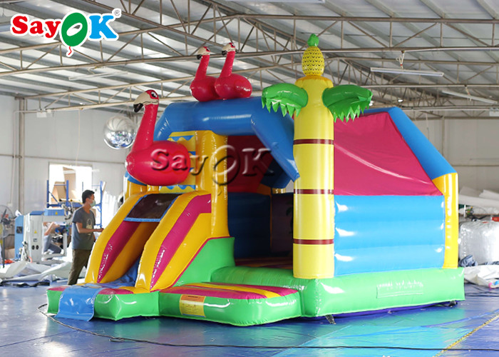 4.9x3.9x3.6mH Flamingo Commercial Inflatable Bounce House