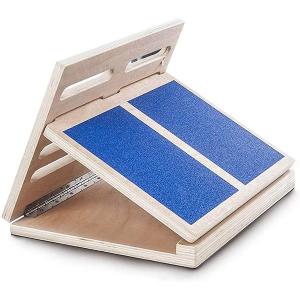 Quality Blue Portable Wooden Calf Stretcher Adjustable Wooden Fitness Equipment wholesale
