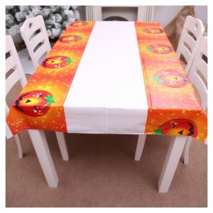 Quality Oilproof Embossing PEVA Halloween Plastic Table Cover wholesale