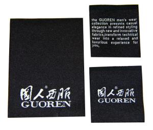 Quality Durable Clothing Woven Labels Fashion Brand luxury design for Men's Collection wholesale