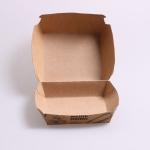 Customized Thickness Eco Friendly Food Packaging Recyclable Burger Box