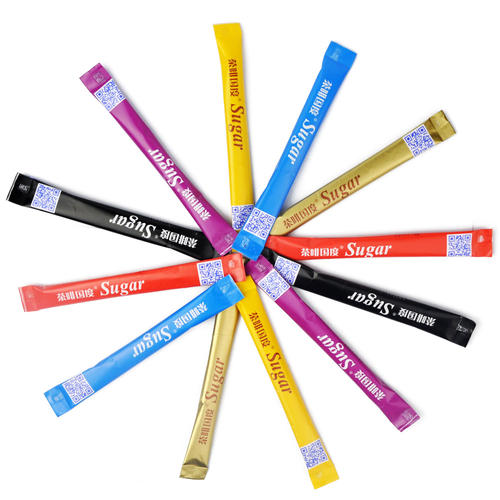PE Coated Film Paper For Sugar Tube Sweetener Sachet Packing In Customized Color