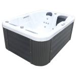 Acrylic Outdoor Whirlpool Massage Hot Tub With Underwater LED Light