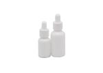 30ml Cylinder Cosmetic Oil Glass Bottle With Various Droppers