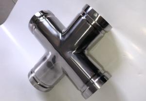 Quality High Accuracy Grooved Pipe Coupling Grooved Cross With Fine Polished wholesale