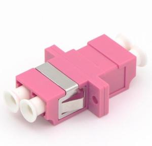 Quality Telecom Ut Fiber Optic Adapter LC Upc To LC Upc Om1 Om2 Duplex Adapter wholesale