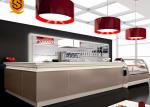 Cash Register Solid Surface Bar Counter With Pure Acrylic Material