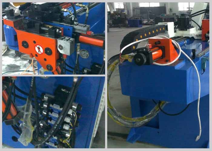 Multi Function ss Tube Bending Machine , Directed Feeding Automatic Pipe Bender