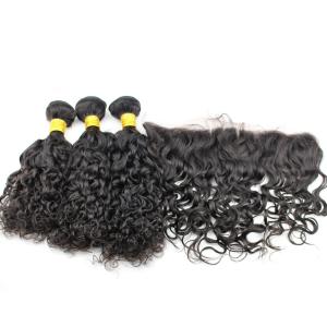 Quality Natural Black Peruvian Human Hair Bundles No Shedding For Fashion Ladies wholesale