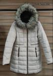 Breathable White Womens Reversible Padded Parka Strong Wear Resisting