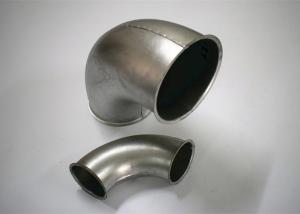 Quality HVAC Galvanized Steel Duct Fitting 100mm Ducting 90 Degree Bend wholesale