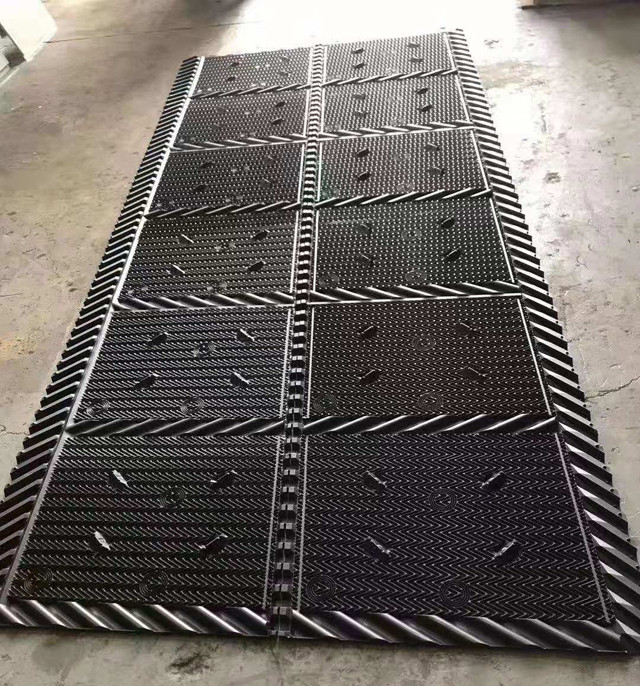Black Cooling Tower Infill Cooling Tower Package PVC Filler 810mm 2