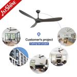 60-inch Solid Wood Blades Smart Adjustable Wind Speed Ceiling Fan for Customized