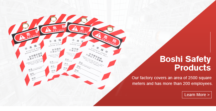 Rewritable Safety tags from laminated PVC Suitable to Overhaul of lockout-tagout equipment