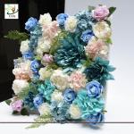 UVG romantic rose artificial floral wall for photography backdrop art studio