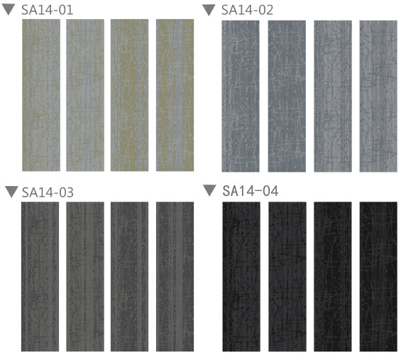 Rectangle Nylon Carpet Tiles Modular Mat Indoor Use Only PVC Back