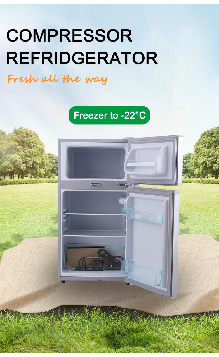 Portable Armrest Refrigerator 12v DC Compressor Camping Fridge with 88l Capacity