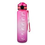 Dust Proof Lid Sport Outdoor Drink Water Bottle Gradient Color Design