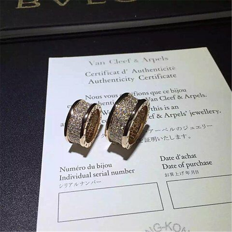 Luxury jewe factory B.zero1 series ring 18k white gold yellow gold rose gold diamond ring