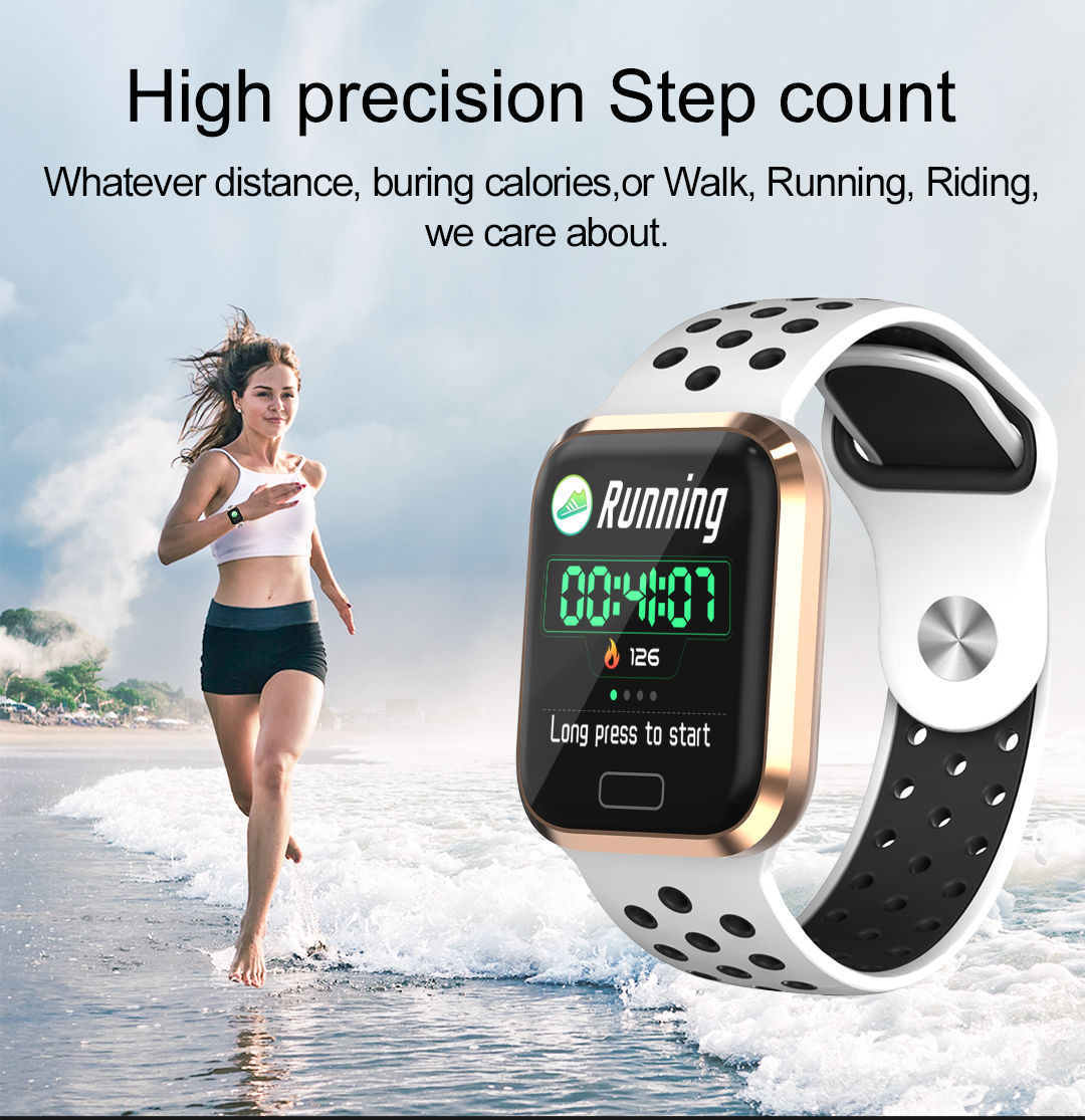 170mAh M56 TPU Smart Watch With Alarm Clock Touch Screen CALENDAR Body Temperature