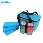 Food Grade HDPE Cold Ice Pack 16.5*7.4*2 Cm For Frozen Food Blue Color