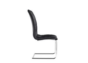 Quality High Back Kitchen 60KGS 60cm Faux Leather Dining Chairs wholesale