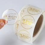 Clear Vinyl Sticker Paper Transparent Plastic For Costmetic