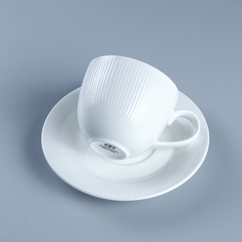 coffee set with saucer