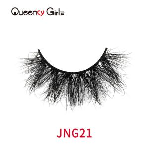 Quality Real Siberian Thick Dramatic Eyelashes , 25mm Fluffy Long Eyelashes wholesale