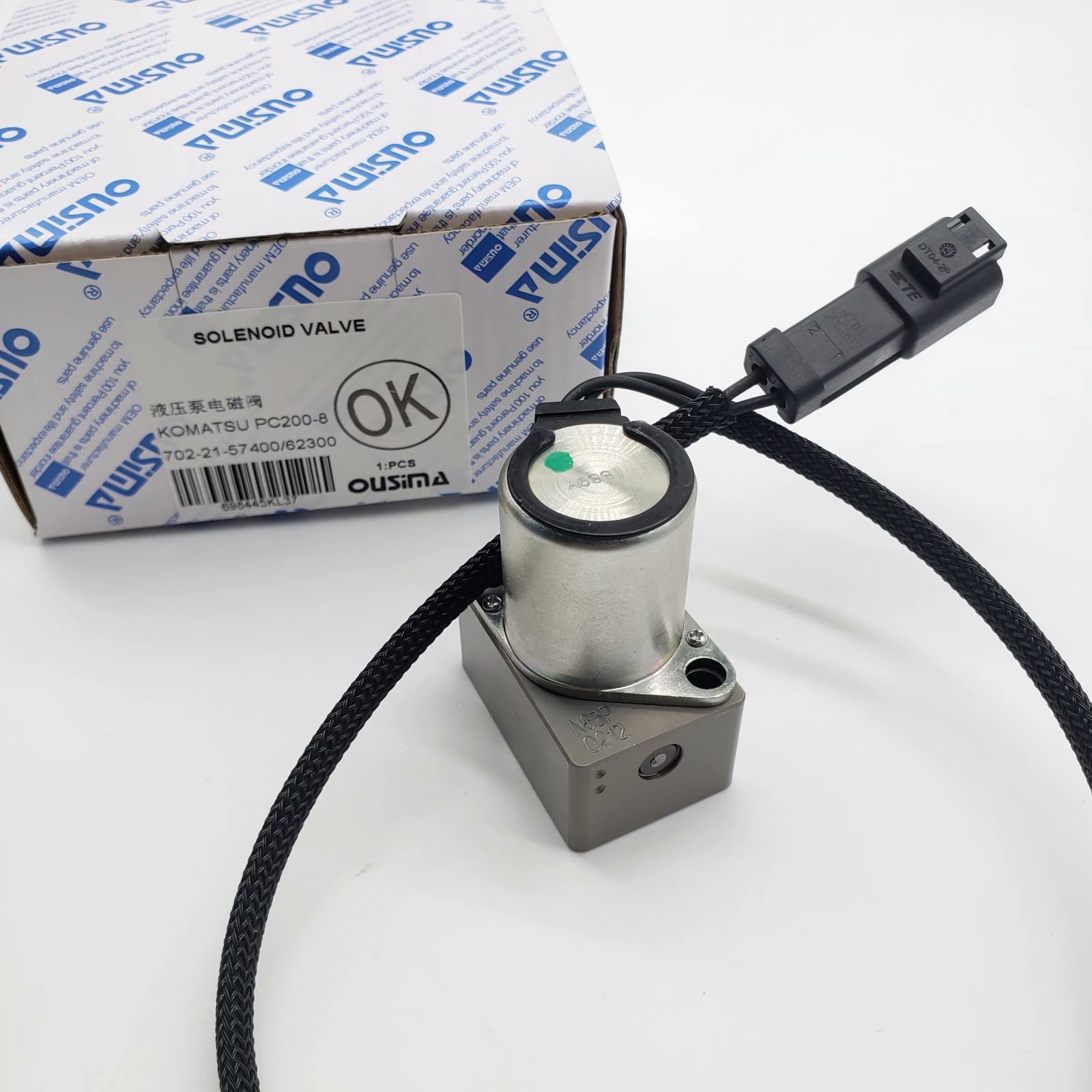 OUSIMA Hydraulic Pump Solenoid Valve Excavator PC200-7/8/10 702-21-57400 702-21-62300