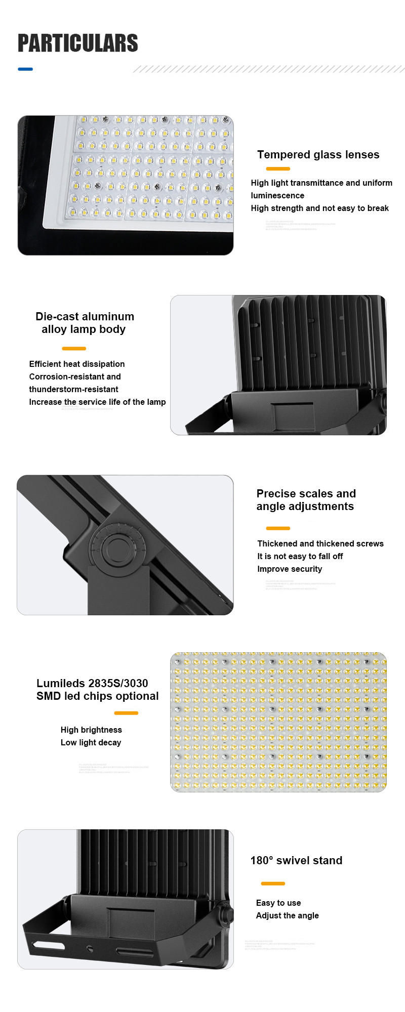 150w Commercial LED Flood Lights For High Outdoor Pole Sport And Stadium