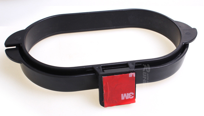 Car trash bag holder rack in plastic material
